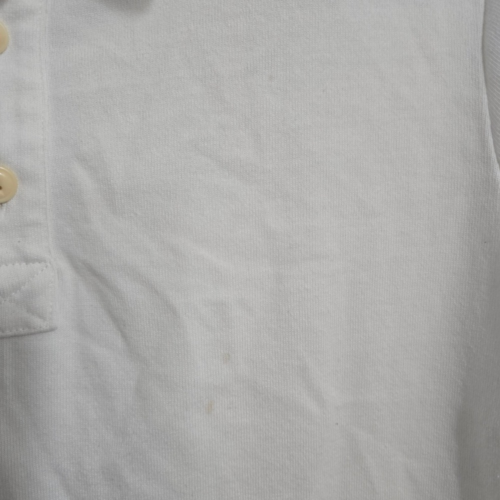 Taylor Stitch Mens White Recycled Cotton Blend Short Sleeve Polo Shirt Size 40 M - Picture 7 of 8